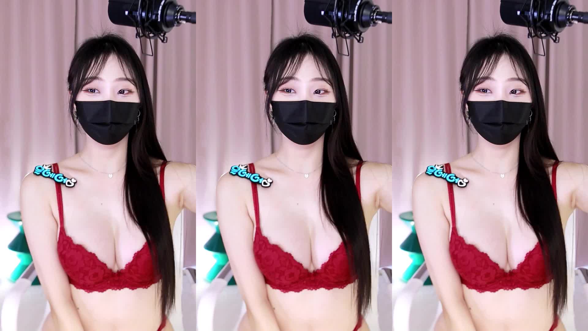 BJ-韩国19禁主播, 露点热舞~抖胸不停~抹油肥臀~极致诱惑【33V】 (6)