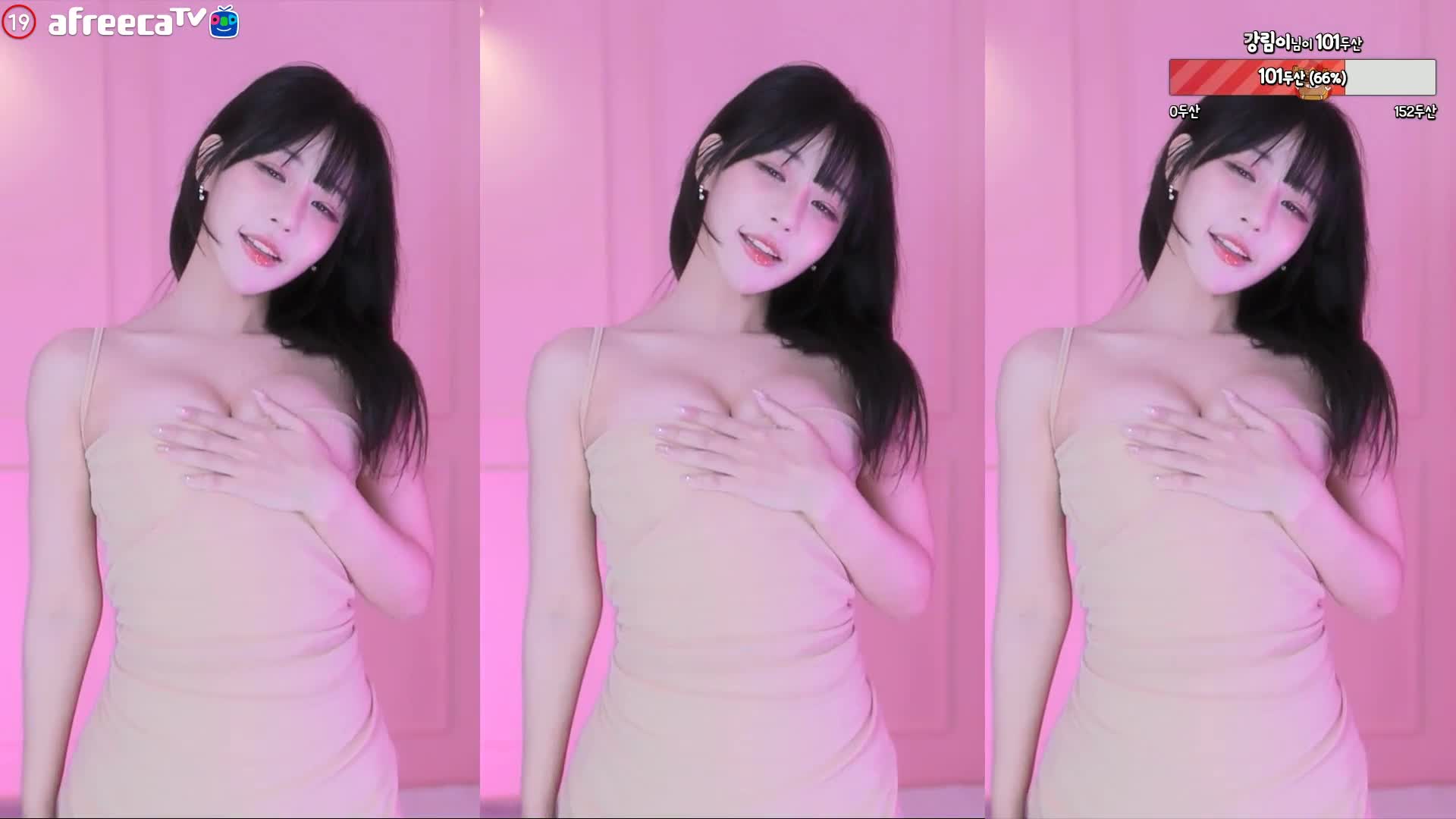 韩国BJ【하루-韩璐】精华片段~抖胸热舞~极品大奶【110V】 (17)