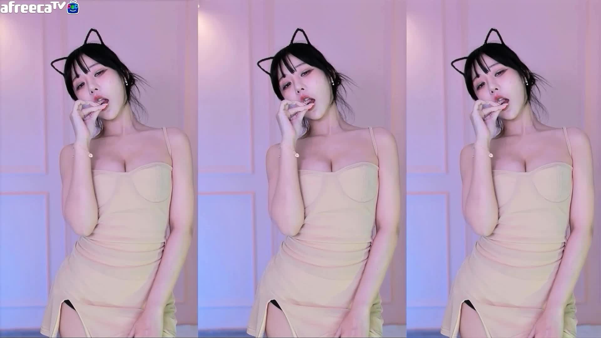 韩国BJ【하루-韩璐】精华片段~抖胸热舞~极品大奶【110V】 (16)