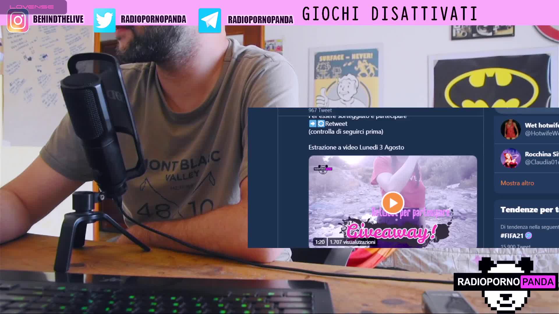 GiveAway  TG搜索:@kbb108  contest Luglio 2020 - La pandina fa la zozza al fiume (ph5f283779dca73)