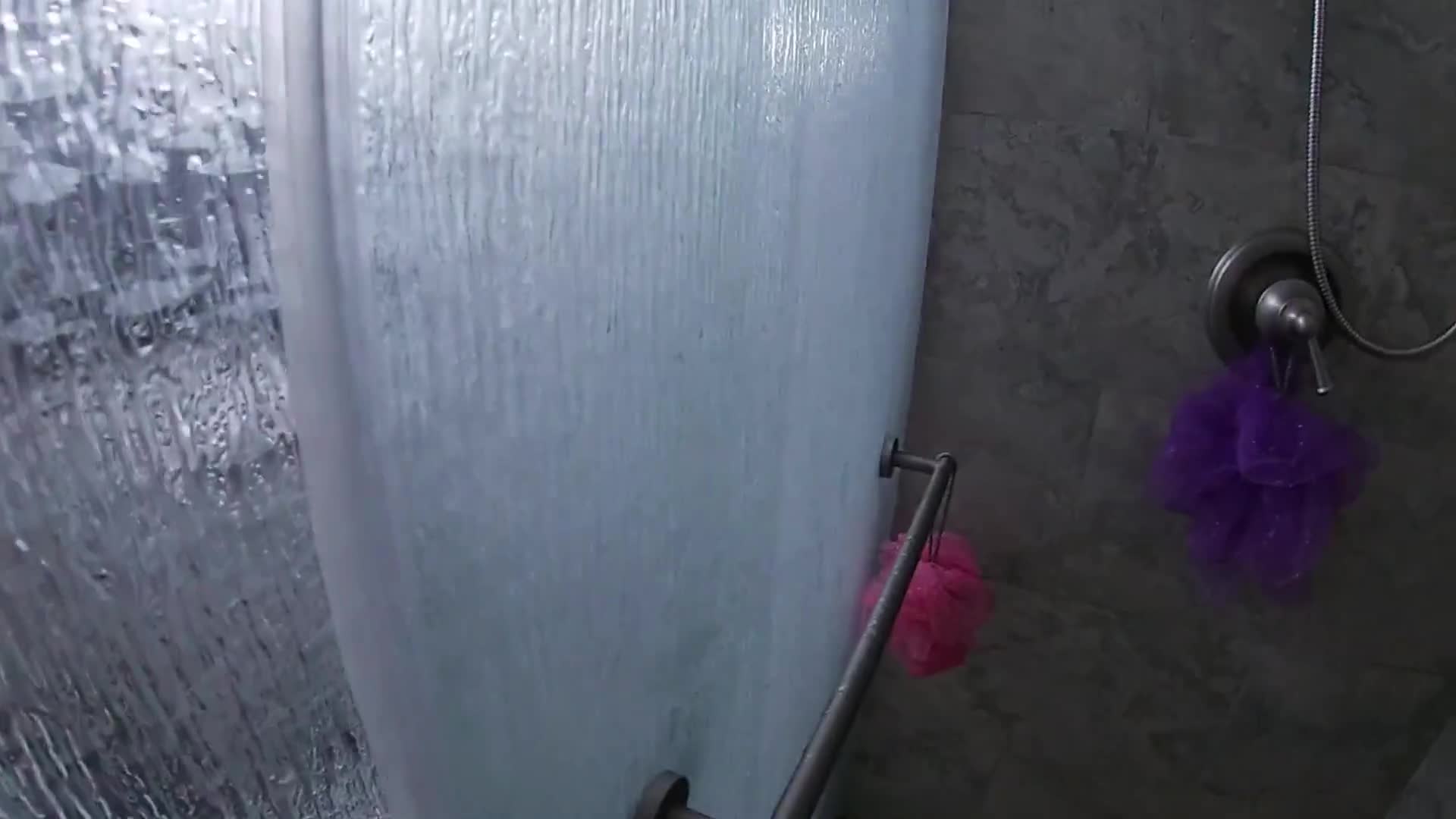 My friend's wife let me share the bathroom with her (Creampied on bathroom sink) (ph602288de04042)