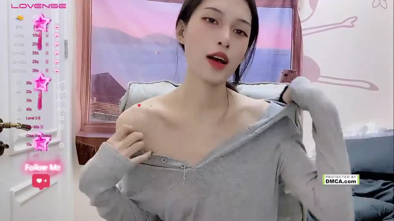 榜一榜二榜三狂刷好几万【Sweet-chili】 ~女神终于大秀 揉奶大黑牛自慰【10v】 (5)