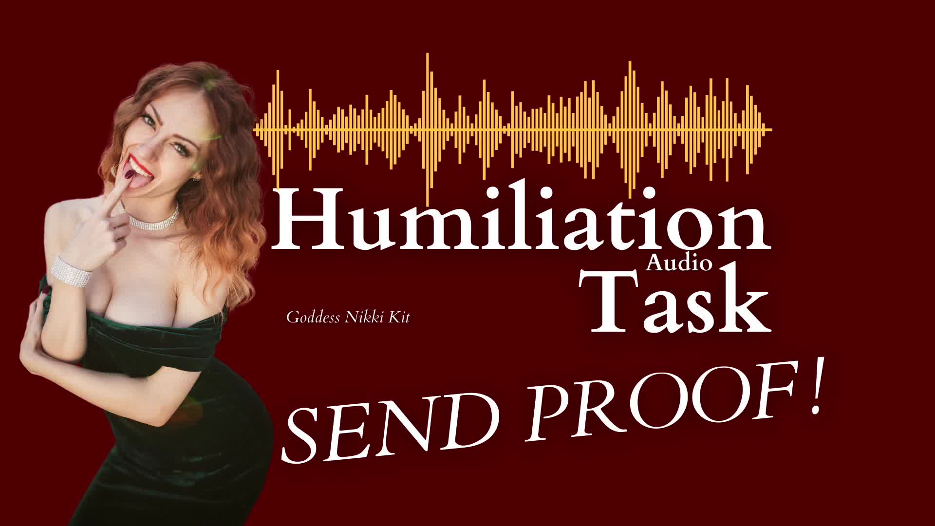 FUNNY FemDom Humiliation Slave Tasks - Send PROOF on My FREE Only Fans ／GoddessNikkiKit (ph61ff1384d45b5)