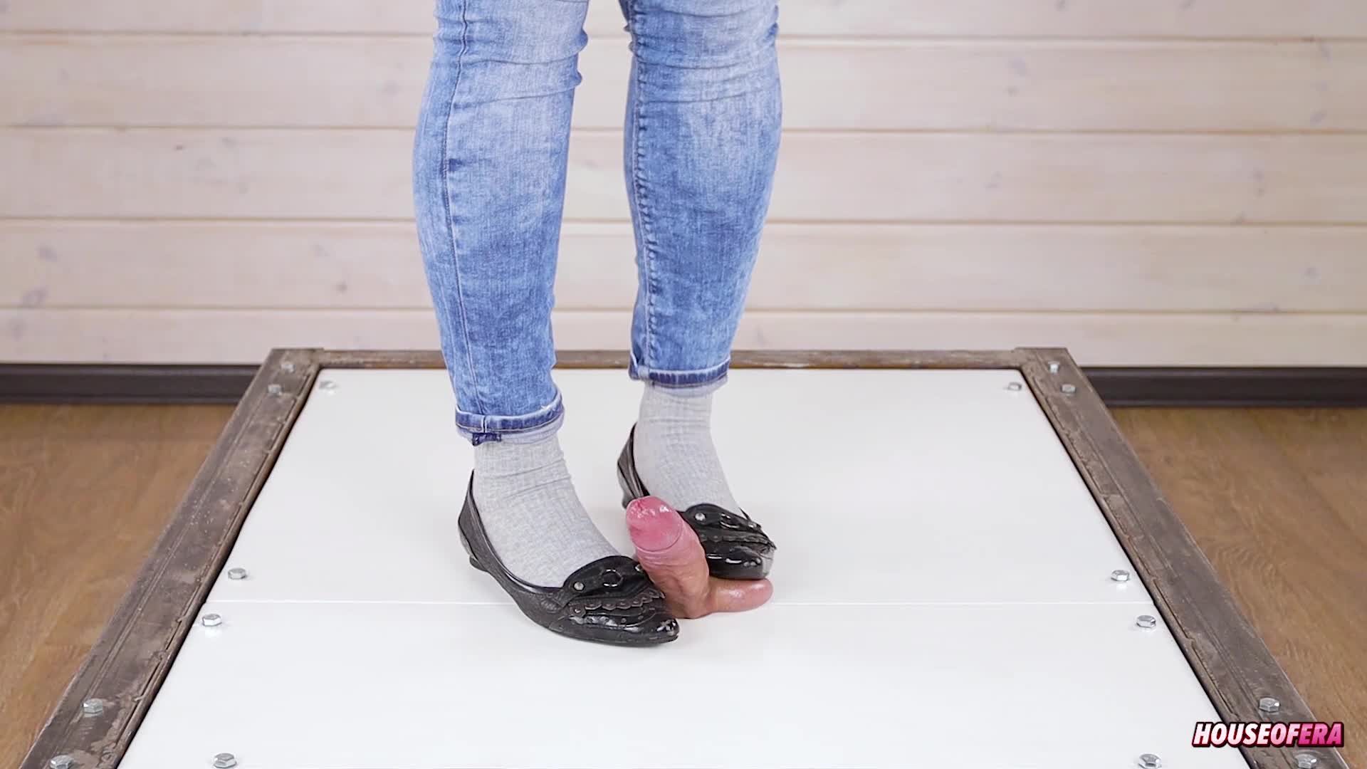 0210 - POV Cruel cock balls trampling and stomping ballet flats CBT ｜ Era (ph5d8491a7a82c9)