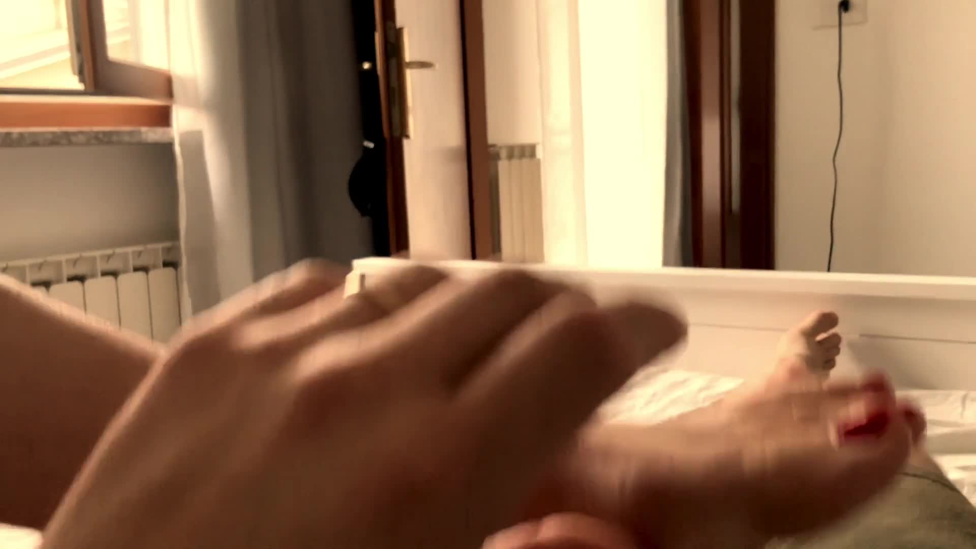 0120 - Teasing my husband with my soft soles (ph6164b834692b6)