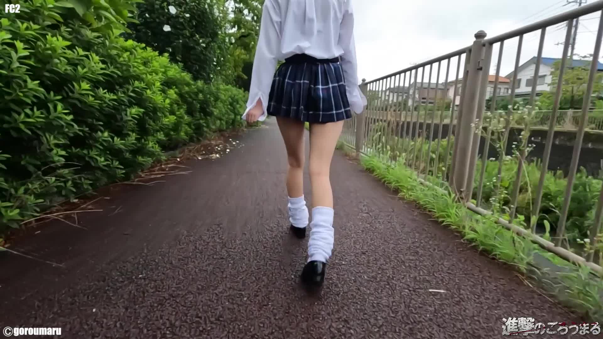 FC2PPV-3176486-1独占販売【個撮86】完全顔出し県立普通科K③超スジパイパン⑥ 超ミニスカパンモロで歩道＋団地＋公園露出 中出し後は再注入してお掃除フェラ 期間限定5000pt→2500pt