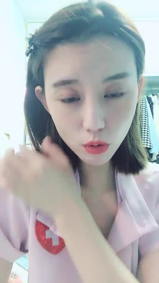 【菟菟呐】居家素颜~情趣制服~跳蛋塞B~互动抽插自慰【56V】 (16)