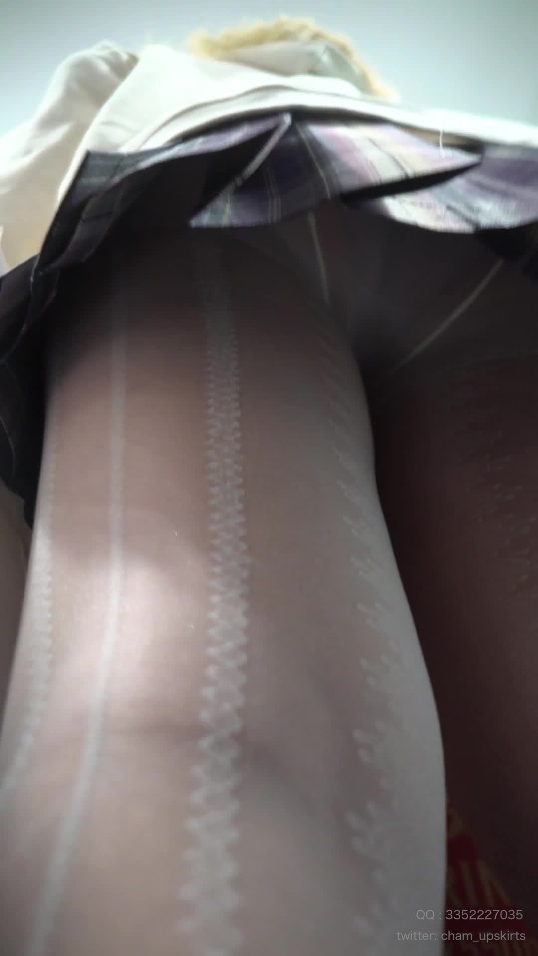 【yzwcd】yx012两次拍摄金发jk学生妹！白色丝袜和骚丁！1