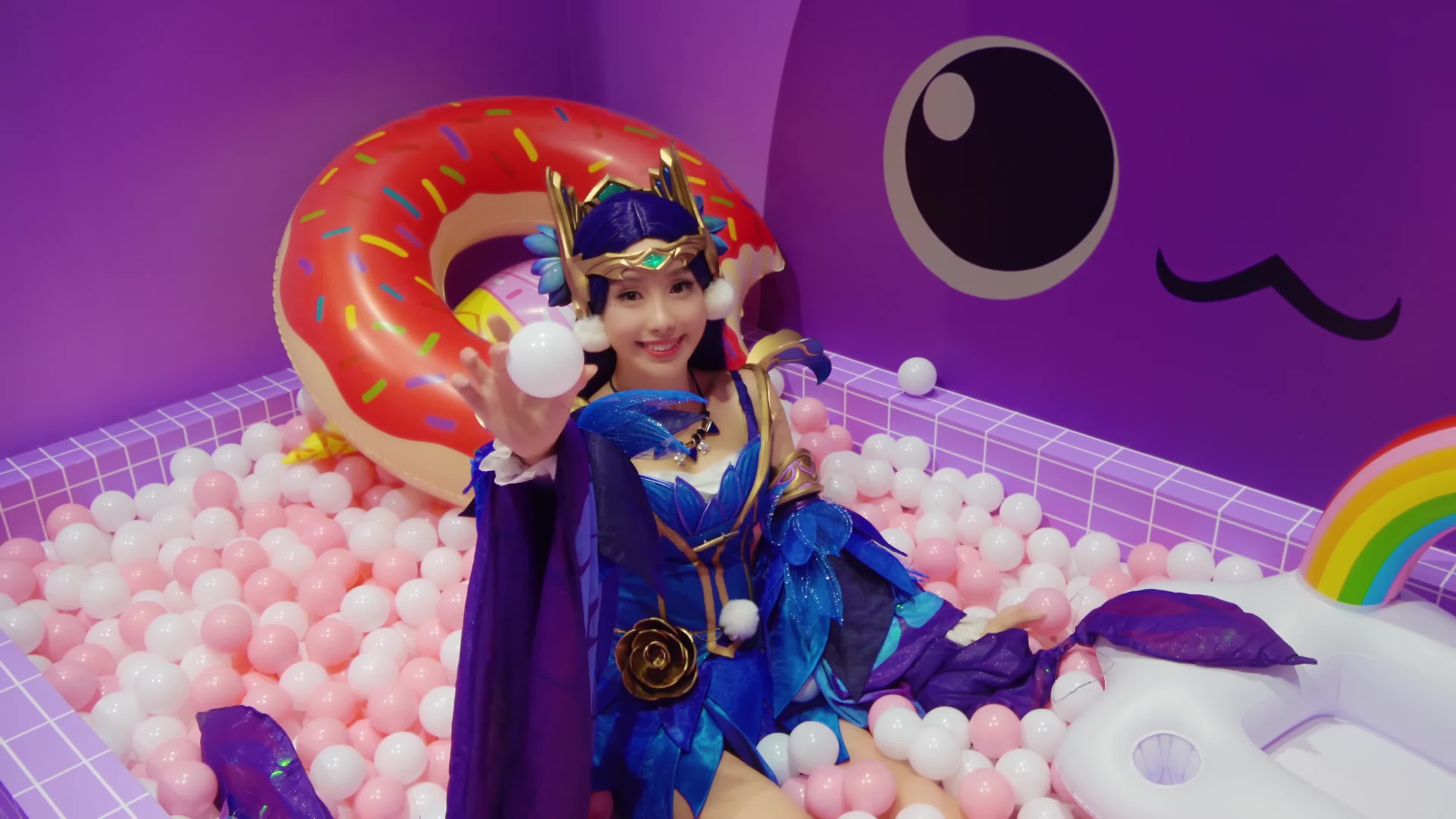 2019CJ腾讯展台集结峡谷四大美人