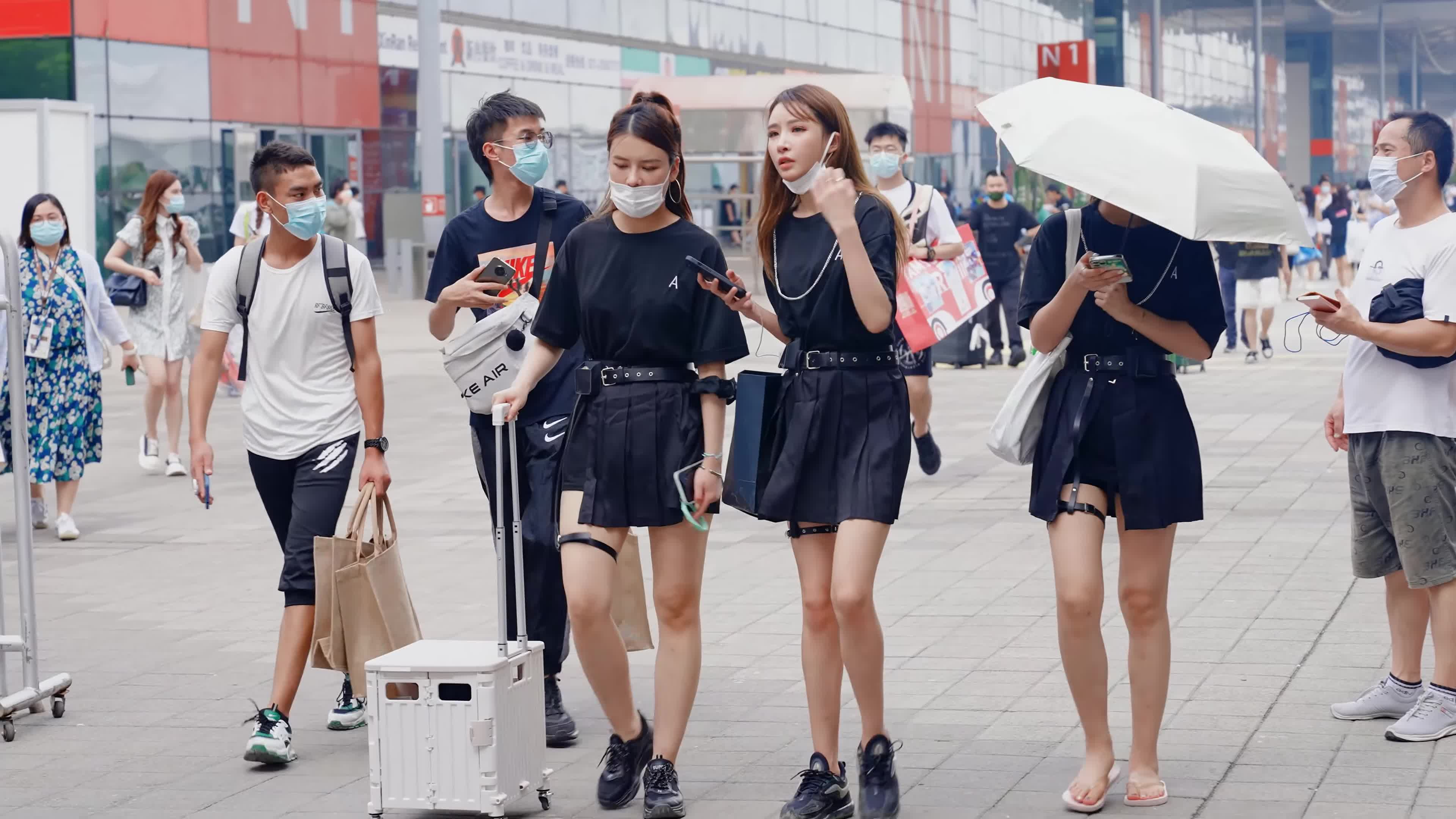 20210801CJ散场后的人群 4K