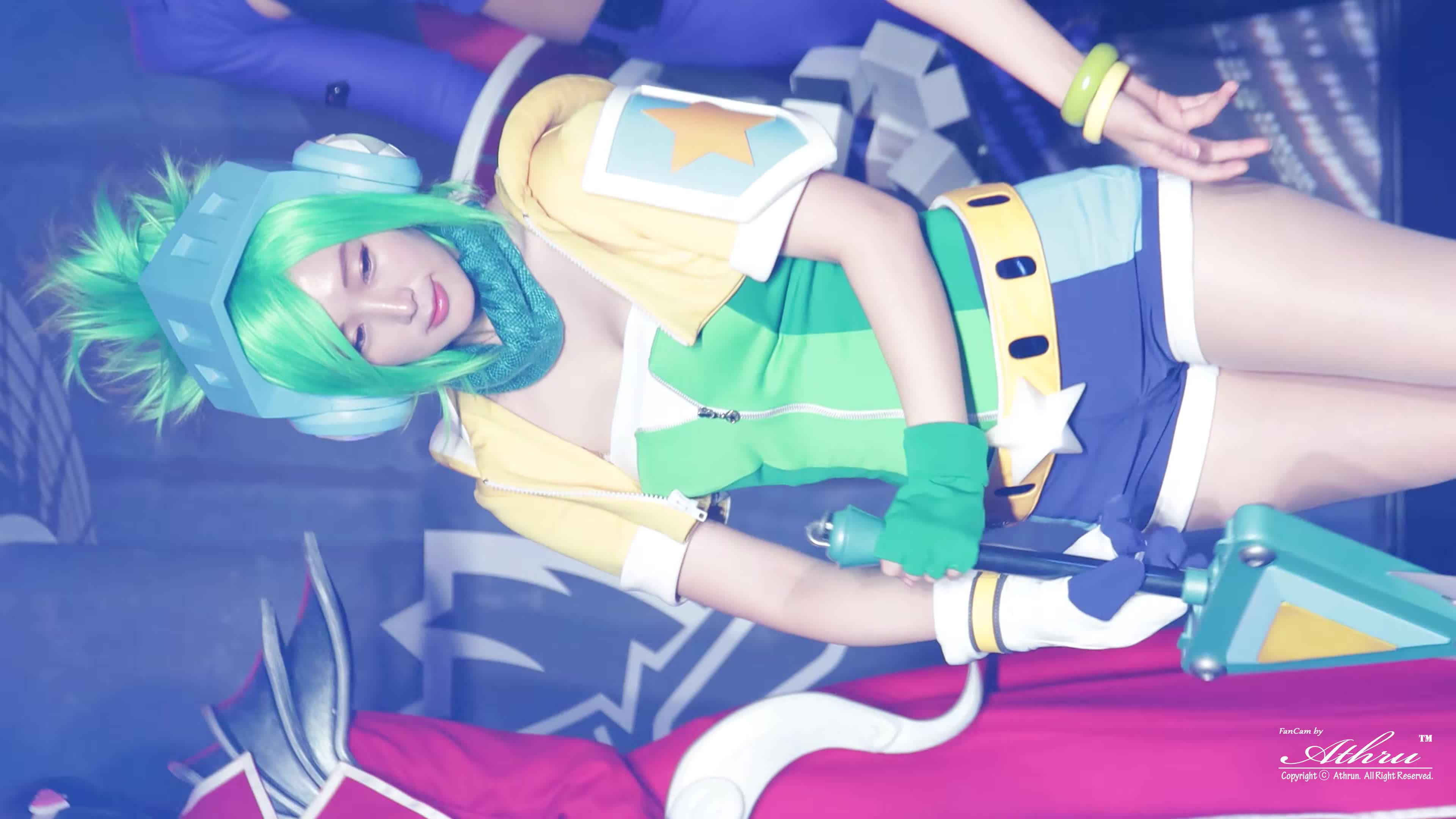 k)2018 롤드컵 파티 '소환사들의 성지'(Mastercard Nexus) -스파이럴캣츠 도레미 직캠 by Athrun