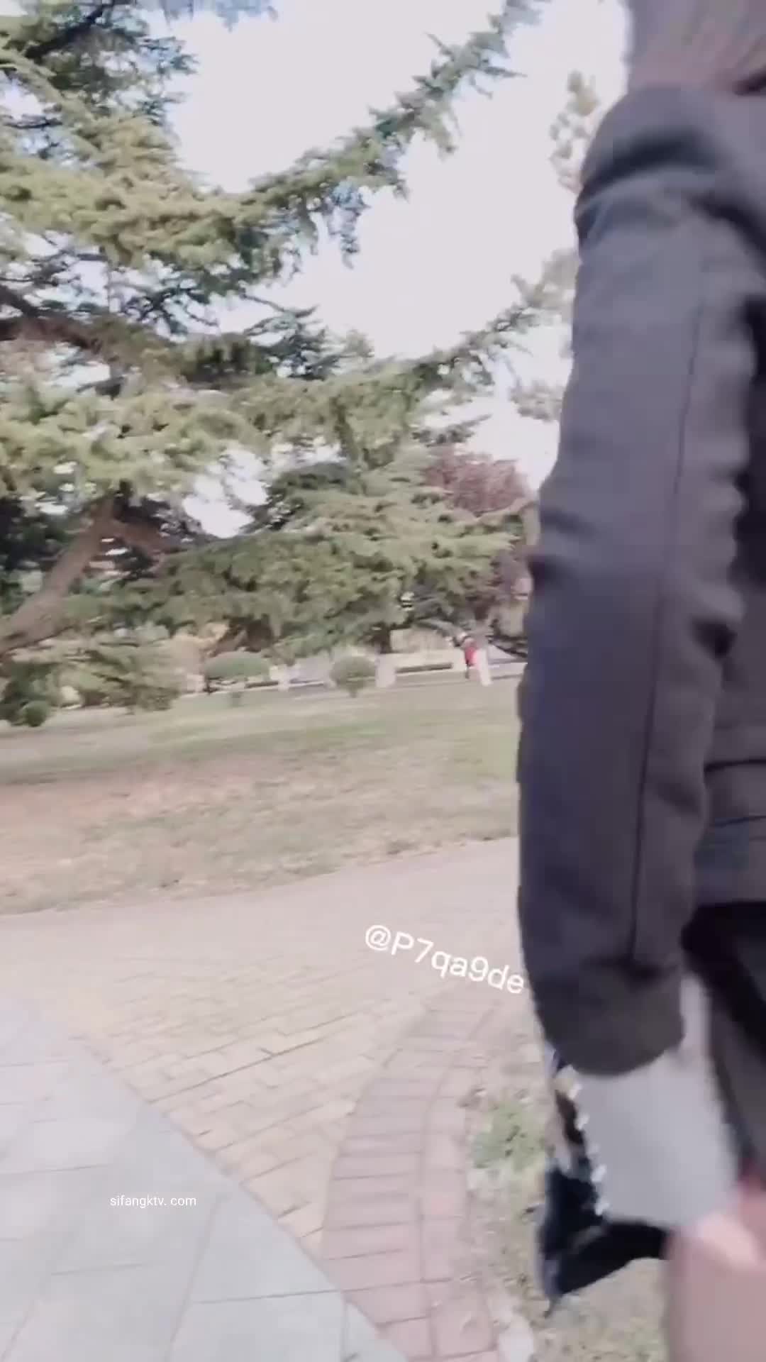 露出界天花板狂人，顶级身材网红御姐定制，公园专玩人前露出