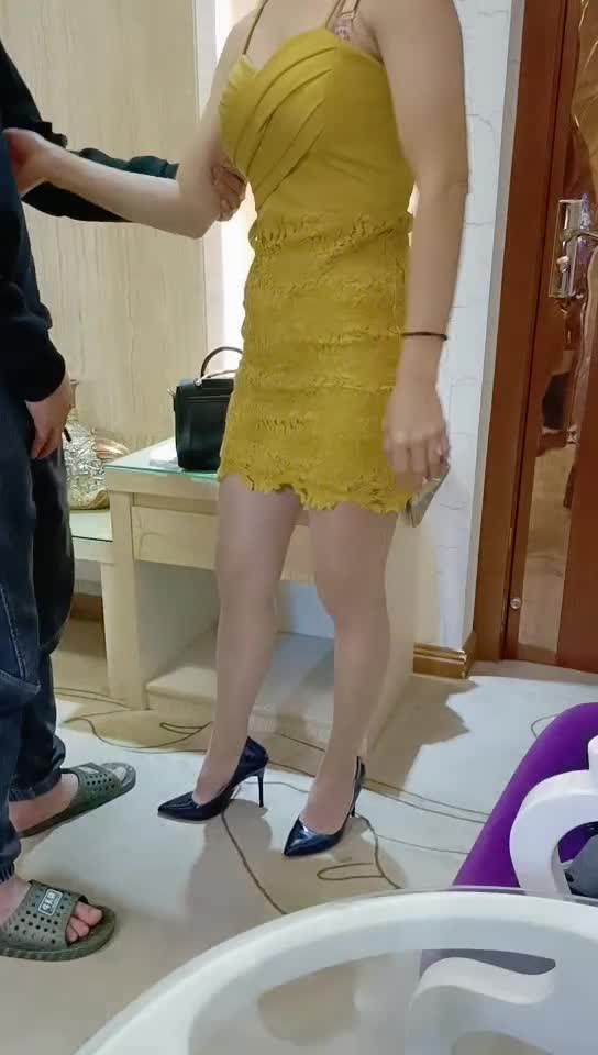 #熟女 性感旗袍高跟肉丝少妇，叫声不断#91熟女吧