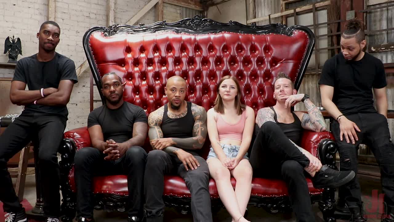 [BoundGangBangs.com] - Jenna Clove - The Good Slut, New Slave Gets Stuffed Airtight - 720p