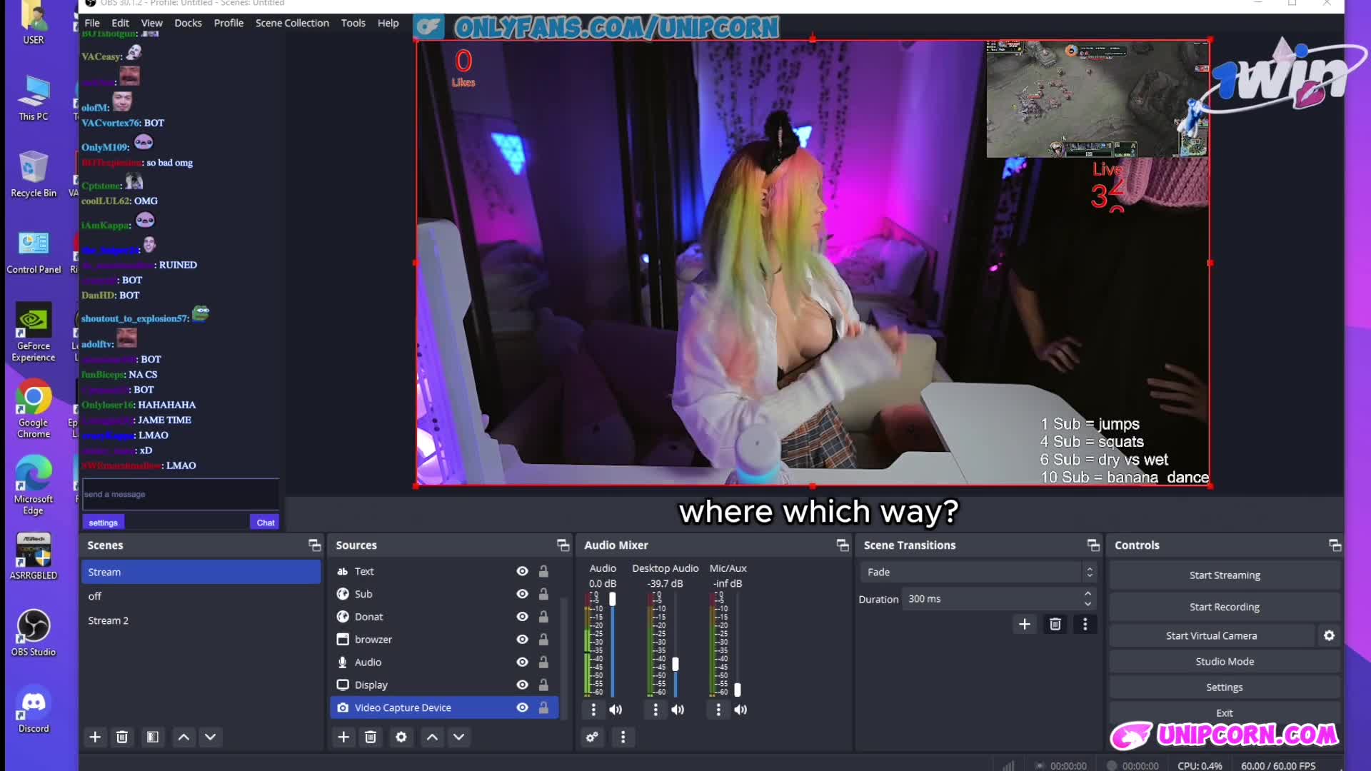 Unipcorn - [PH] - Streamer Girl Got a Mouthful of Cum from the Teacher League of Legends During the Stream