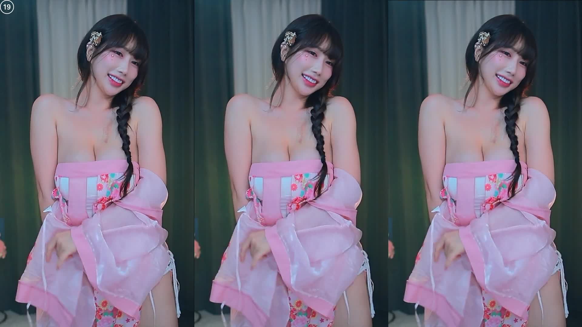 Eunyoung紧身上衣热舞，臀浪翻滚挑逗心弦，巨乳身材让人喷血！ #韩国 #BJ #Eunyoung