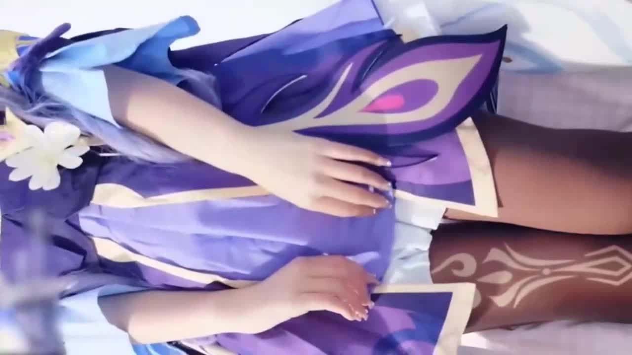 COS原神 原神刻晴福利姬自慰