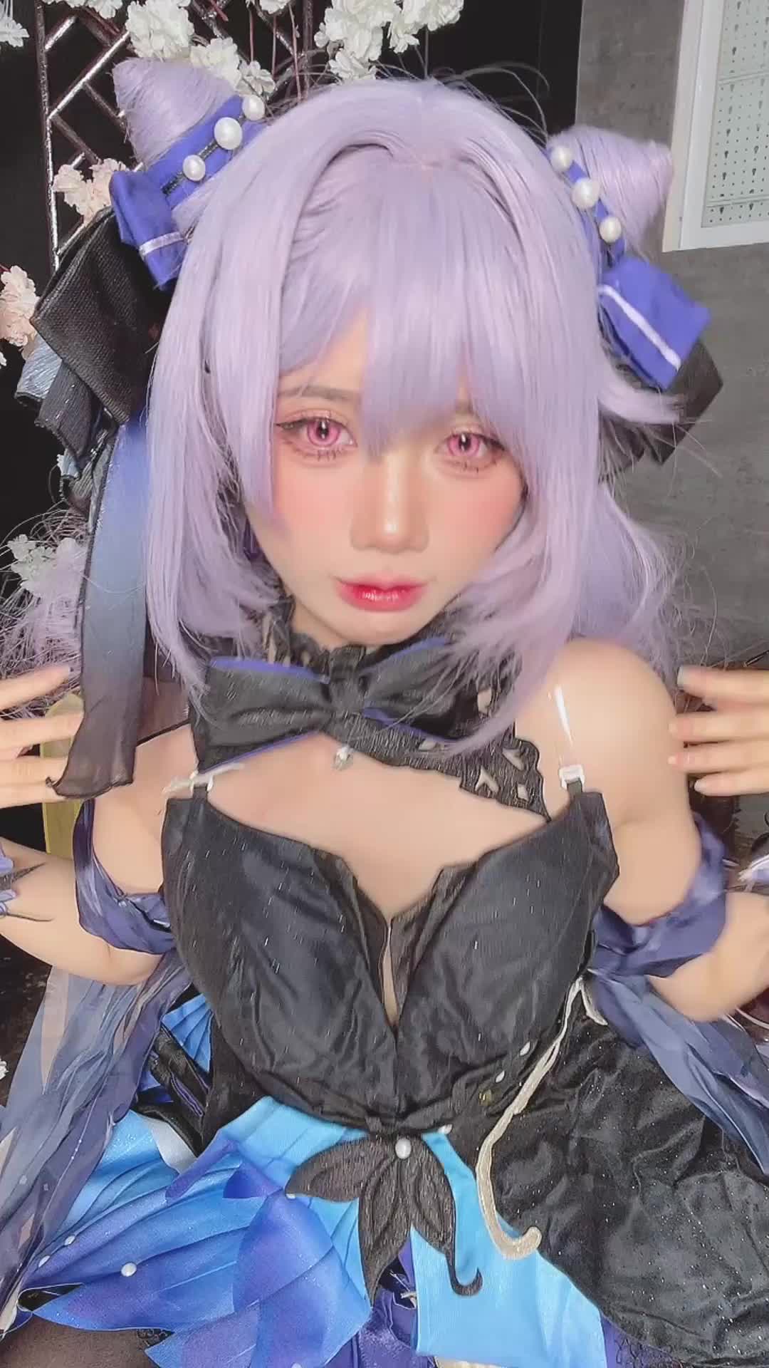 #PoppaChan #原神 #刻晴 #福利姬 #coser #白虎 #舞蹈 #反差 #烧鸡