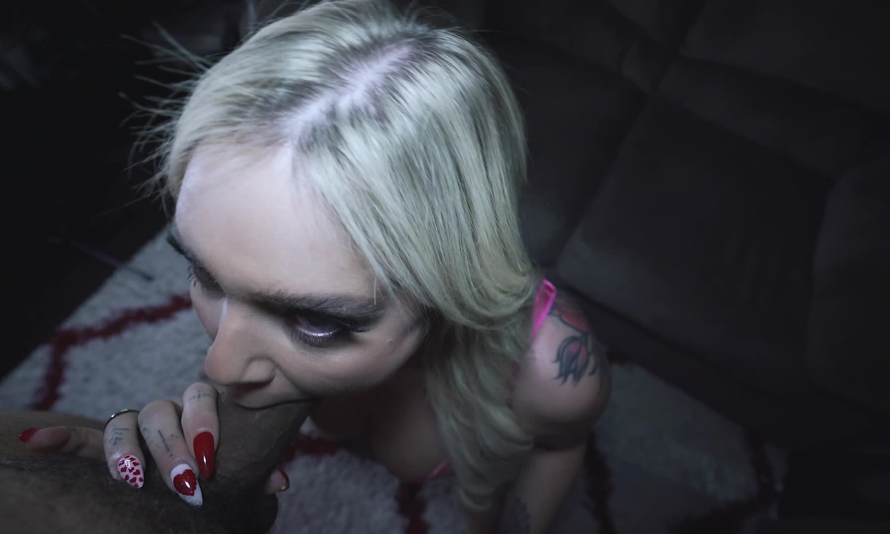 Kali Roses hot blonde babe with big boobs fucks BBC