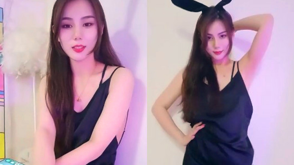 一米七八高颜值兔女郎裸舞诱惑大家