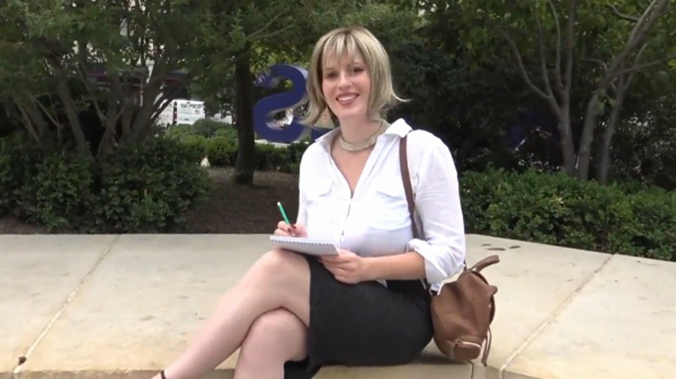 路人调查 果然有一美女就这样上钩了