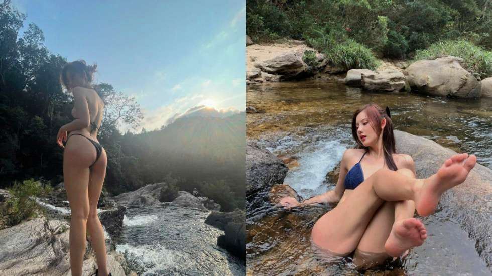 【粉色情人】露天海边激战